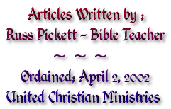 Bible Teacher Russ Pickett